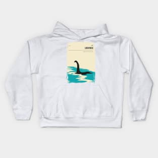 Loch Ness Scotland Cryptid Book Cover Poster Kids Hoodie